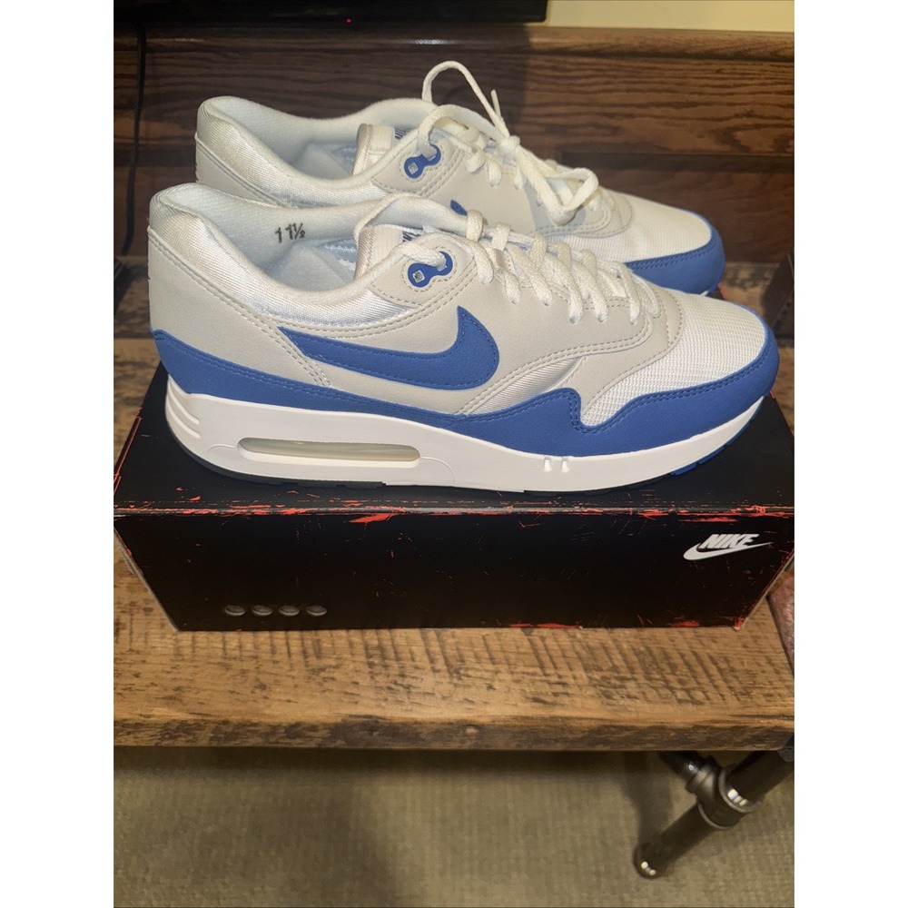 Nike Air Max 1 '86 OG Big Bubble White Royal Blue DO9844-101 Wmn 11.5 - Men 10.5